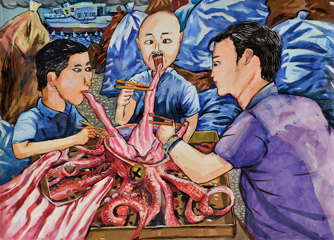 吃得塑塑叫