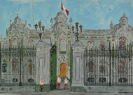 Pizarro’s House (The Peruvian Government Palace of Lima)比薩羅的房子（利瑪的總督官邸）