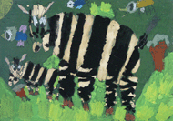 草原上的斑馬 Zebras on A Meadow