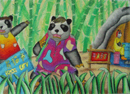 熊貓與竹林
