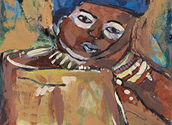 Portrait of African Xhosa Lady