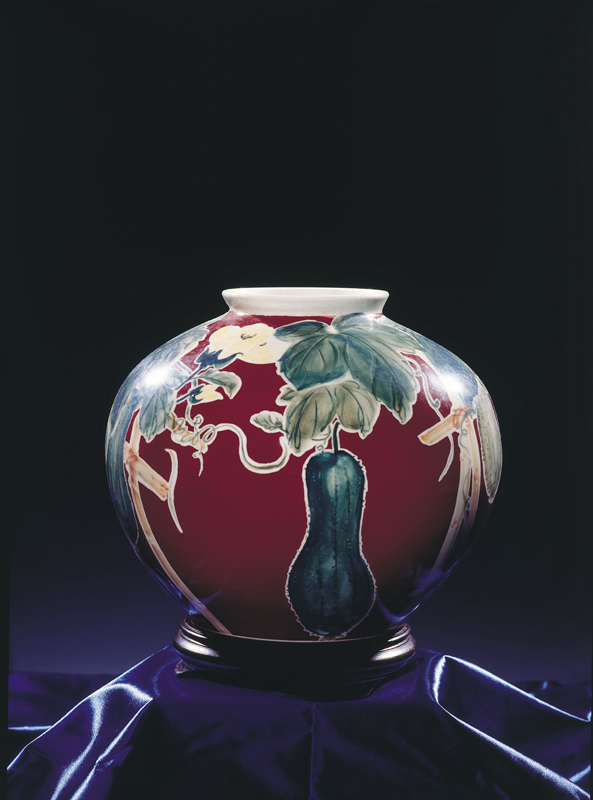 釉下裝飾花瓶